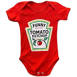Body Infantil Ketchup